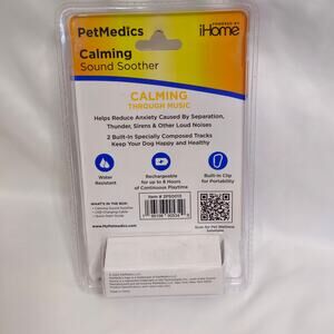 PetMedics portable calming pet soothing sound machin; dog anxiety relief; NIB